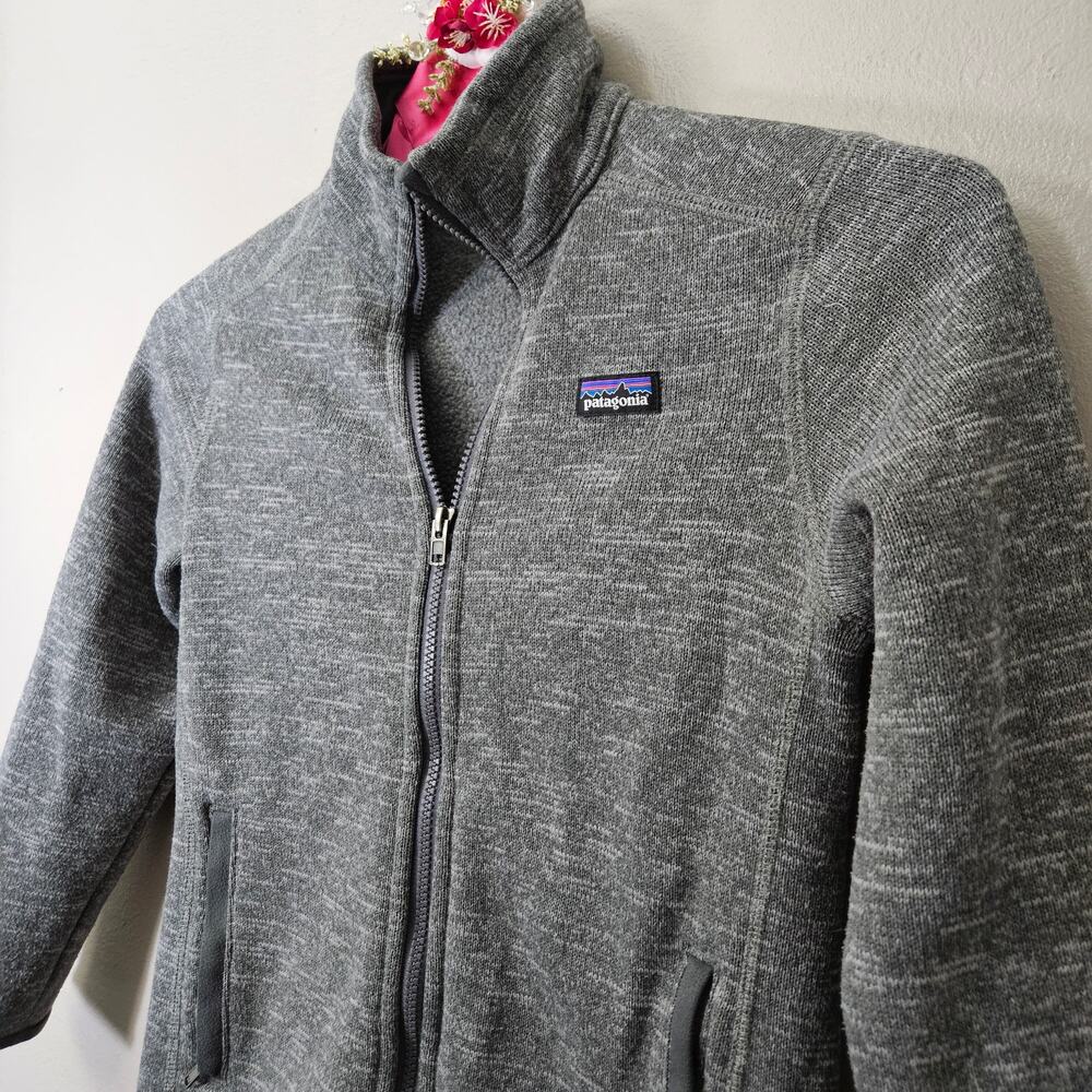 Patagonia Kids Better Full Zip Fleece Gray M 10 Jacket Outdoor Gorpcore Utility